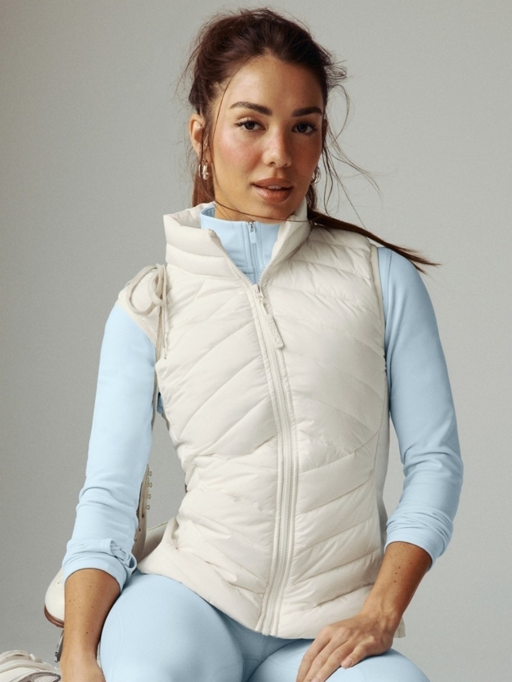 NWT FABLETICS Women's Lightweight Adventure QUILTED PUFFER VEST Medium